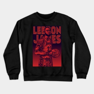 Lebron James Pop Art Crewneck Sweatshirt